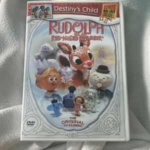 Rudolph the red nose reindeer dvd movie with a bonus of a music video